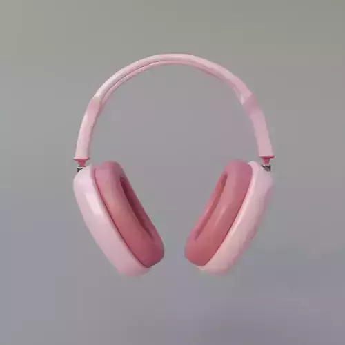 Pink headphones