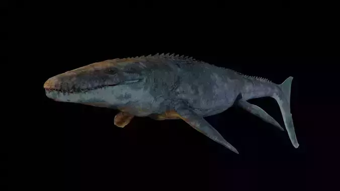 Mosasaurus Movie accurate 3D Model Low-poly 3D model