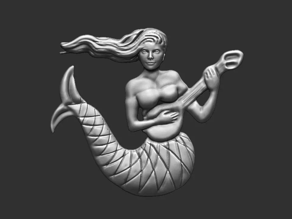 Virgo Relief 3D print model_0