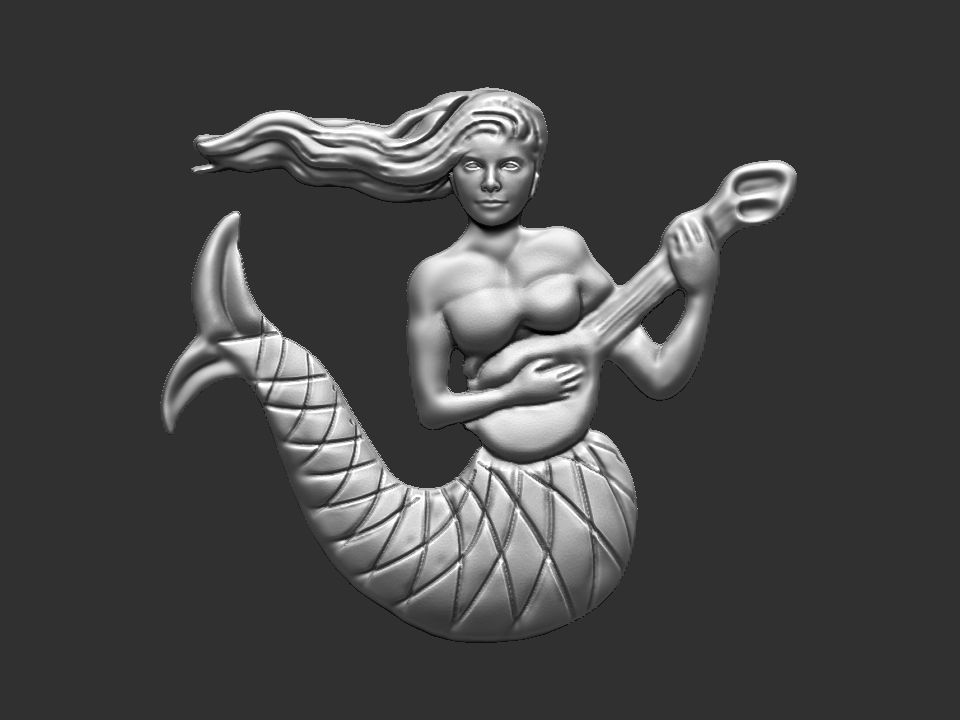 Virgo Relief 3D print model_13