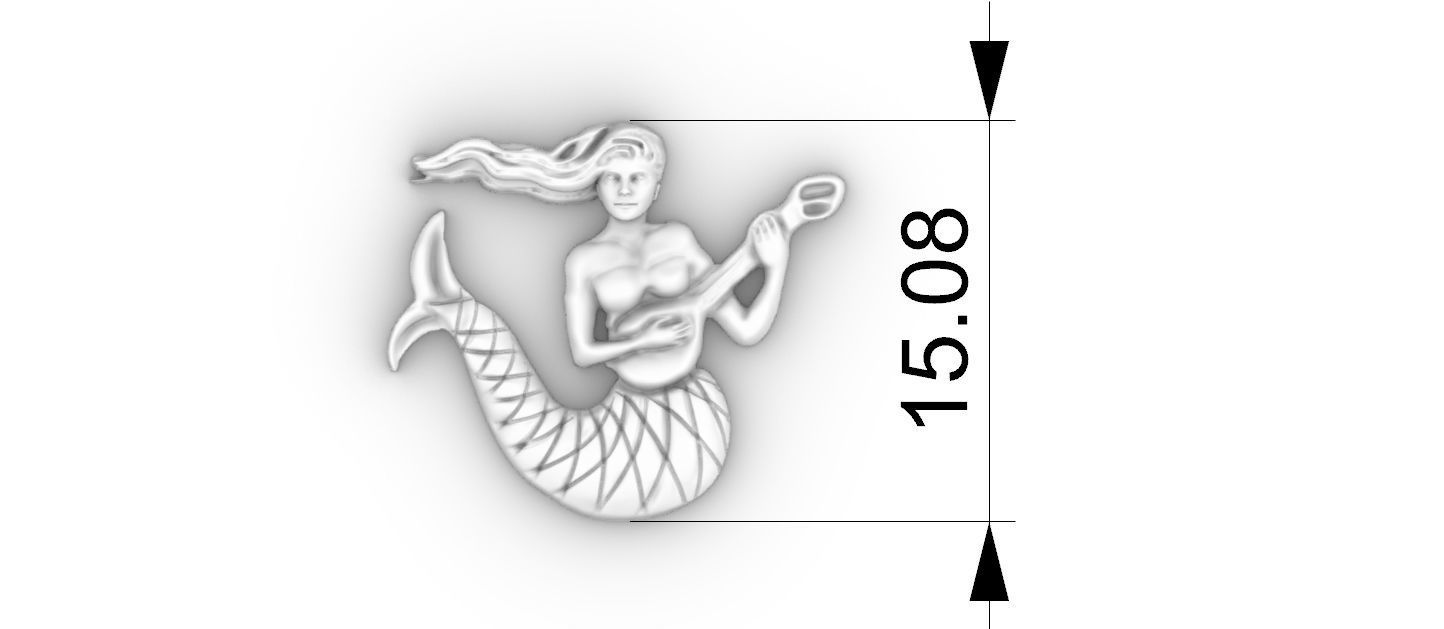 Virgo Relief 3D print model_5