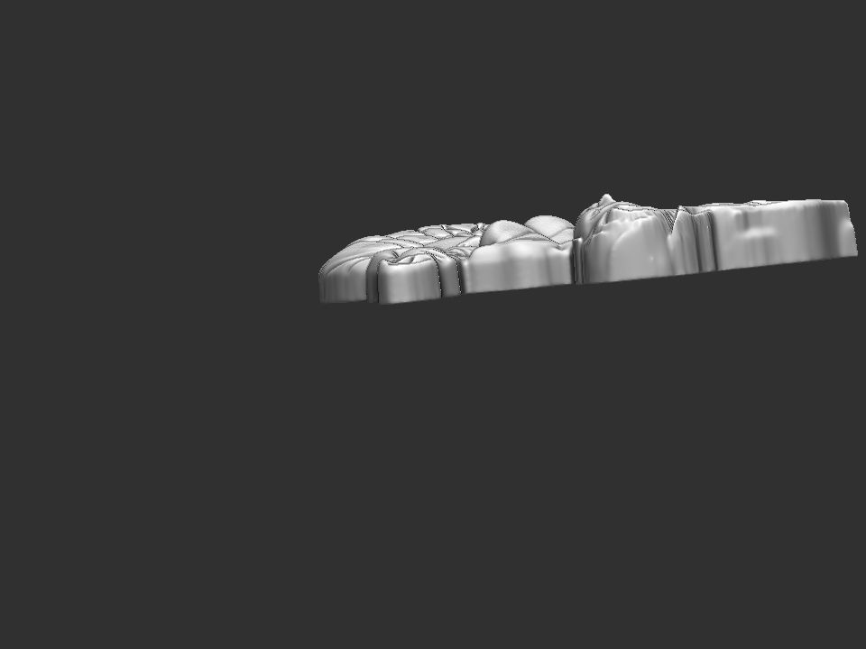 Virgo Relief 3D print model_20