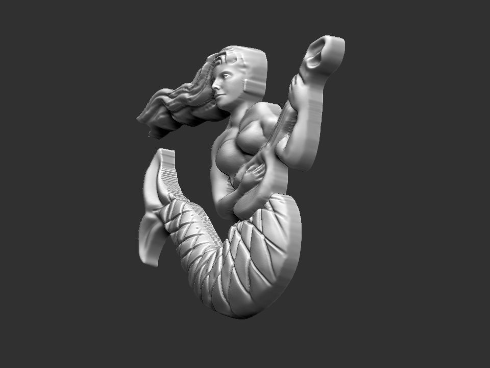 Virgo Relief 3D print model_9