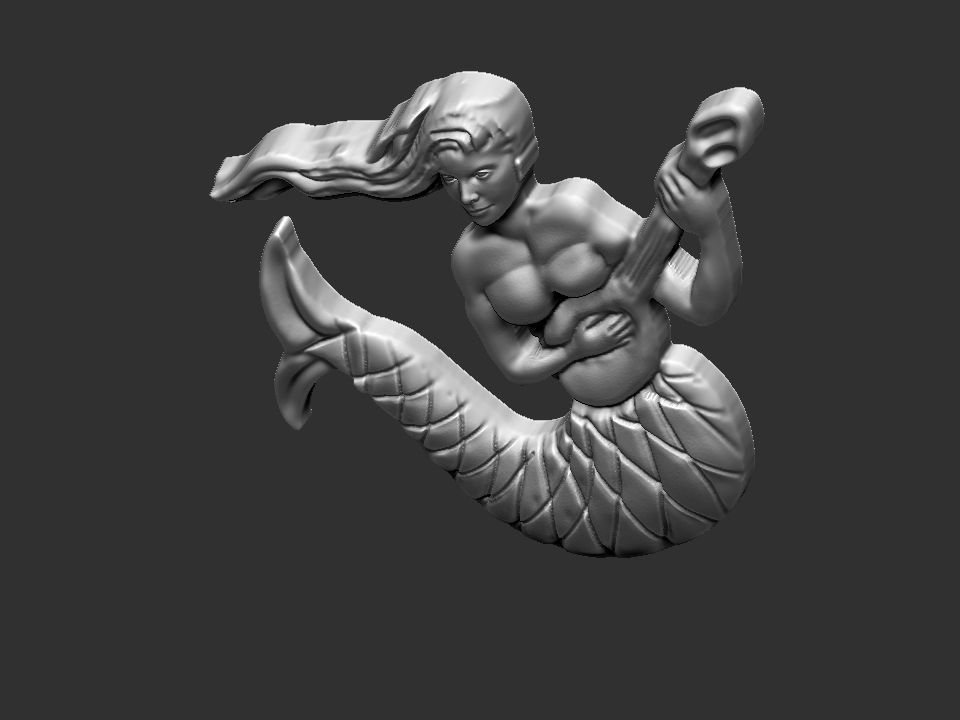 Virgo Relief 3D print model_15