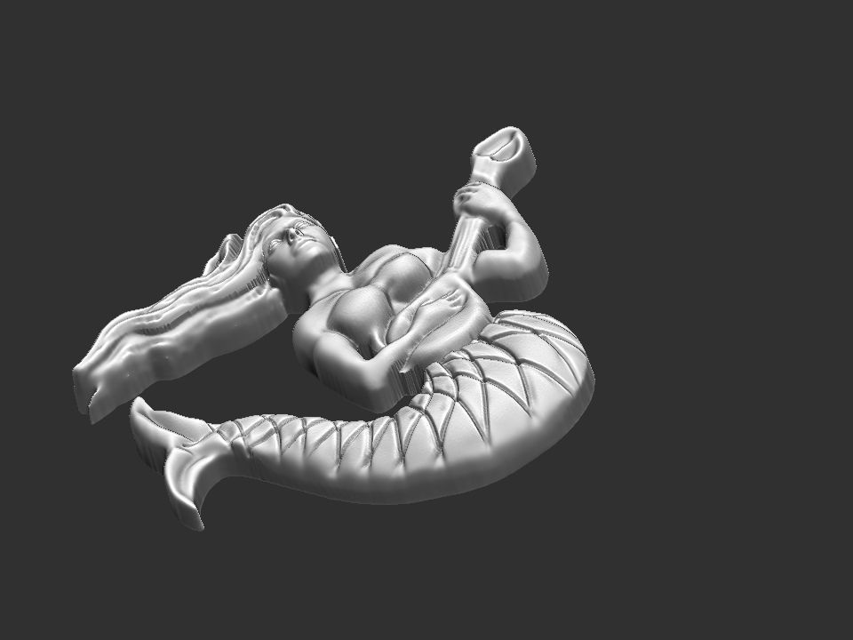 Virgo Relief 3D print model_11