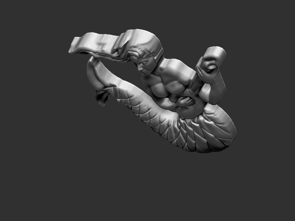 Virgo Relief 3D print model_16