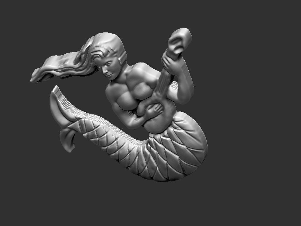 Virgo Relief 3D print model_12
