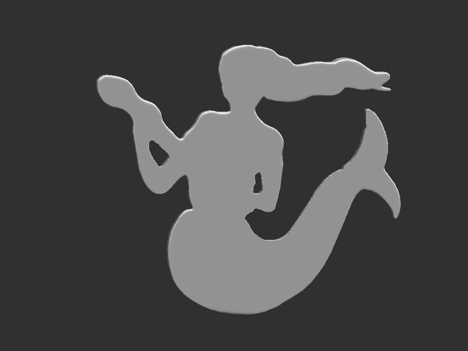 Virgo Relief 3D print model_6