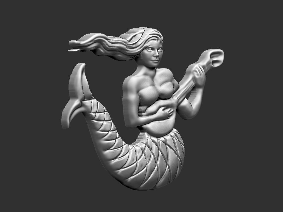 Virgo Relief 3D print model_1
