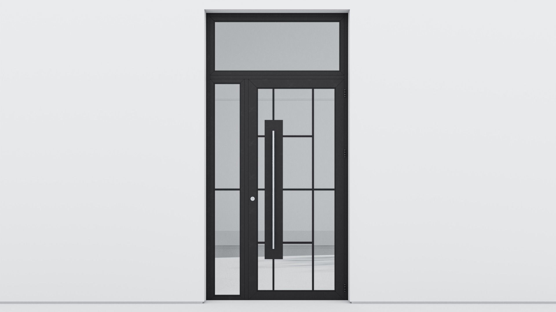 Aluminium door 271 3D model_1
