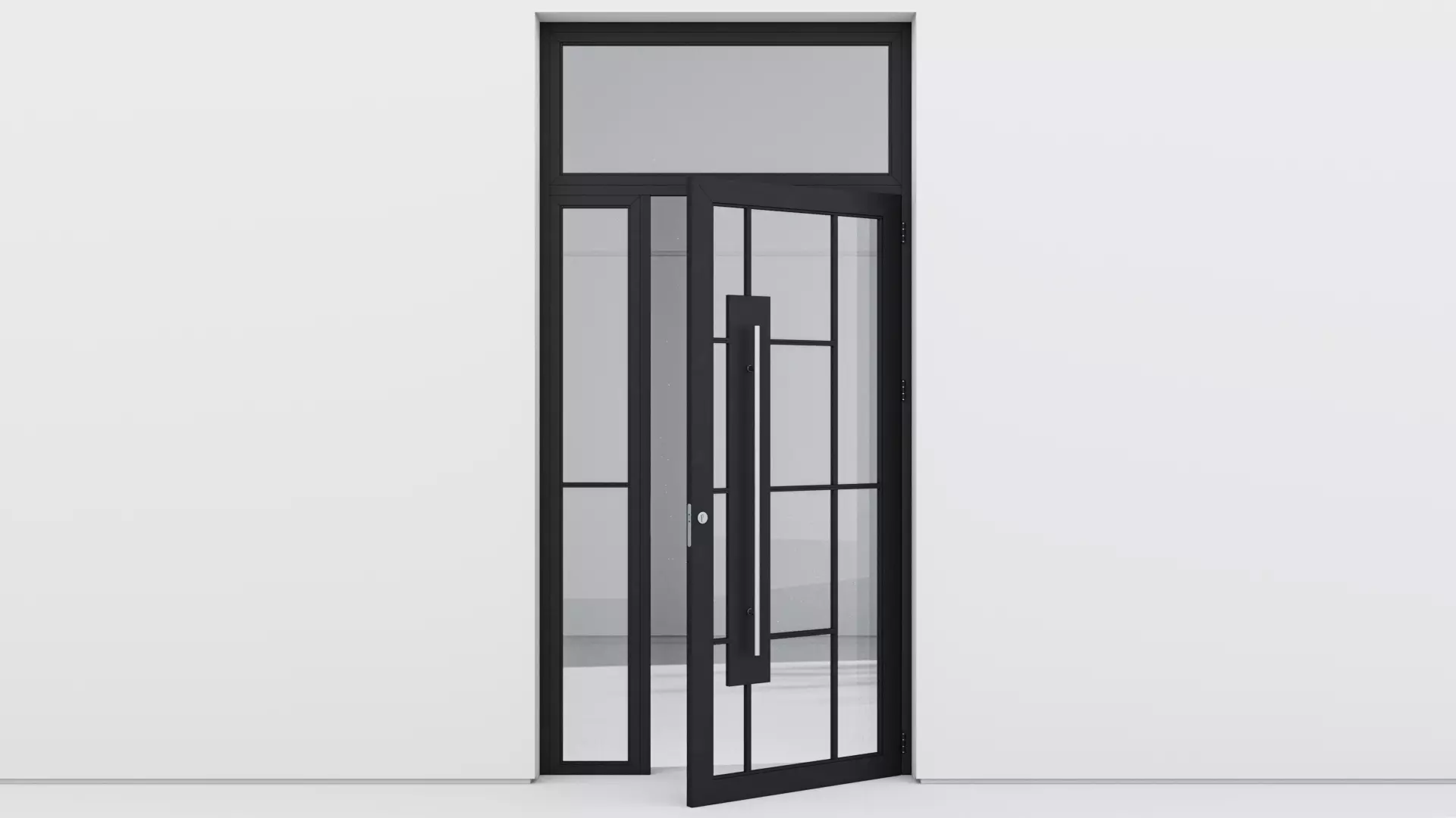 Aluminium door 271 3D model_0