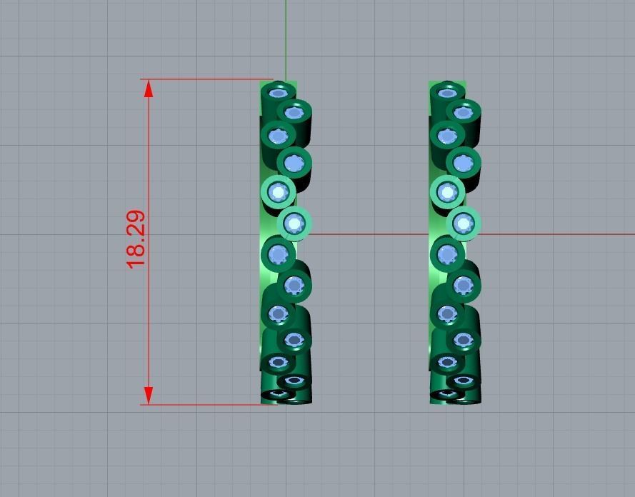 clasp earrings 3D print model_7