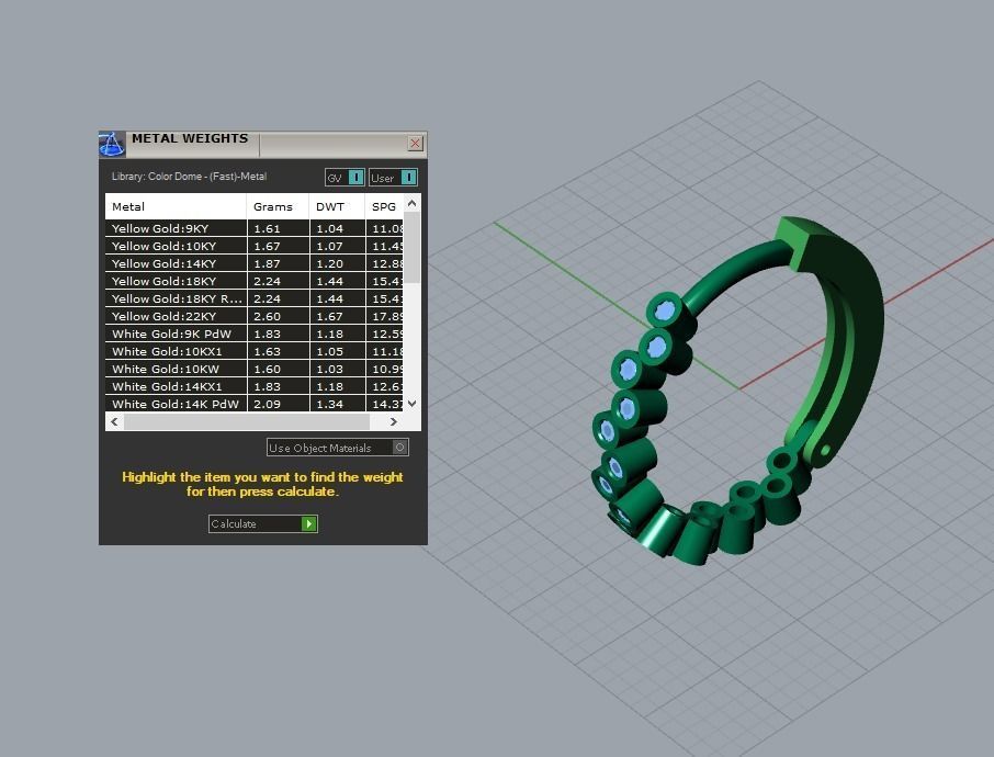 clasp earrings 3D print model_5