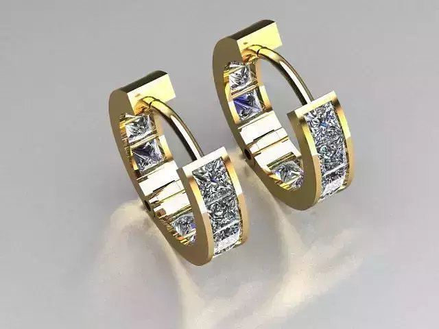 clasp earrings 10 princess