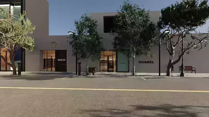 LA Street  3D model