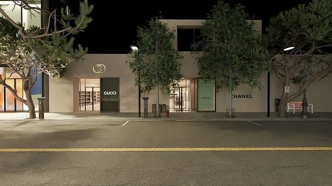 LA Street  3D model 2