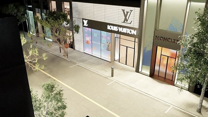 LA Street  3D model 7