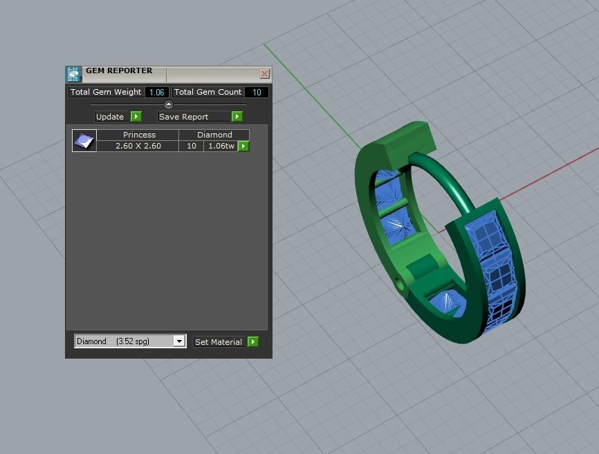 clasp earrings 5 in this package 3D Model Collection_21