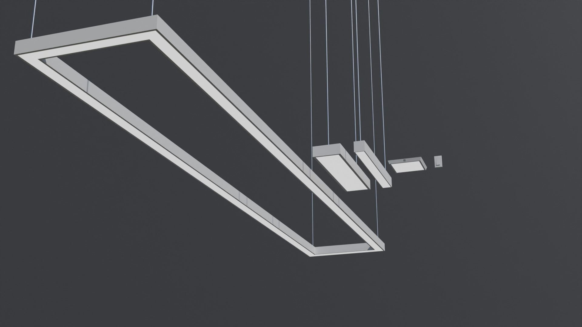 Office Props Low-poly 3D model_9