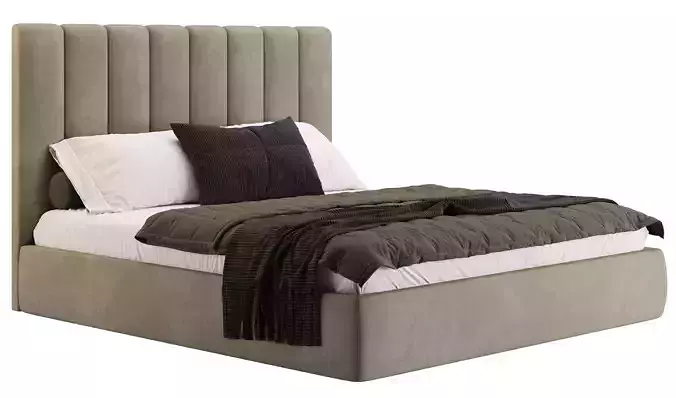 Marsel bed by wood soft