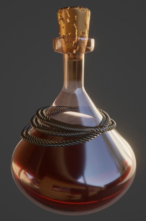 magic potion 3D model_2