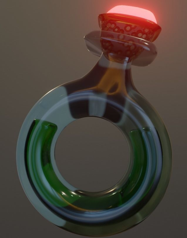 magic potion 3D model_6