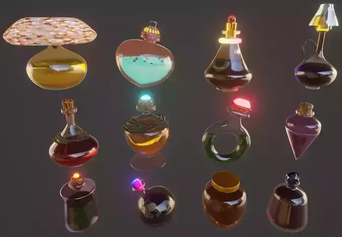 magic potion 3D model