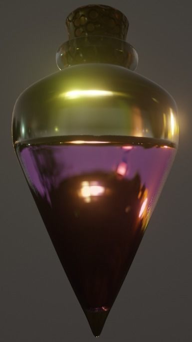 magic potion 3D model_9