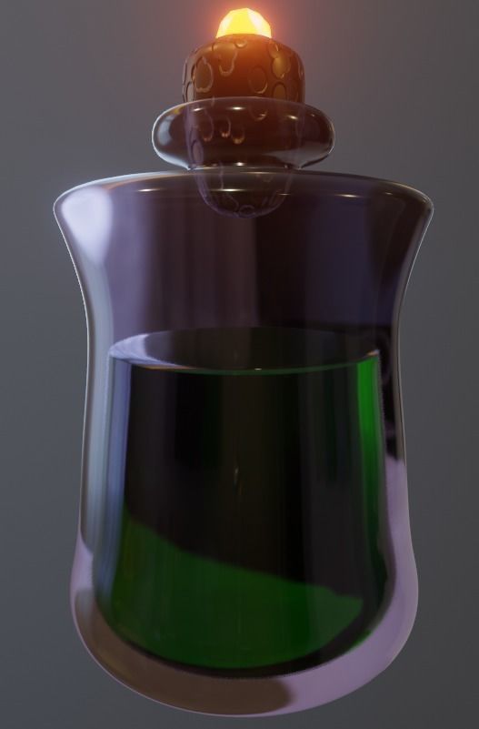 magic potion 3D model_12