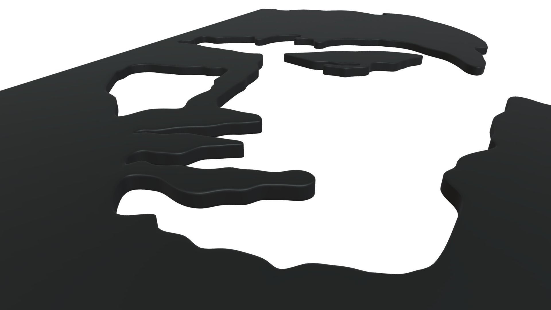 Scarface Poster Low-poly 3D model_3