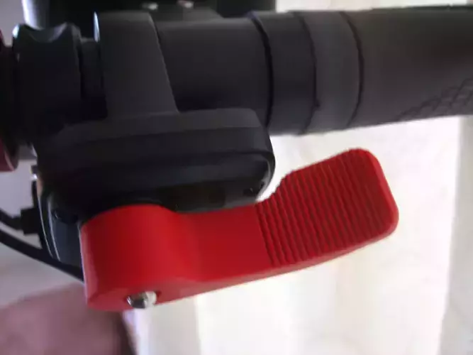 Short lever for QS-S4 thumb throttle