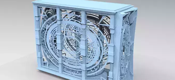 Observatory Baroque Floor With Cube 6