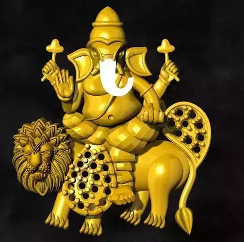 ganapathi pendent dollar gold jewelry ornament