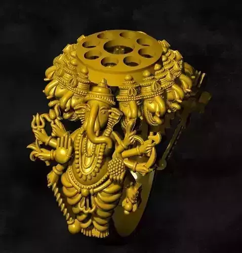 ganapathi ring ganesh   gold jewelry ornament