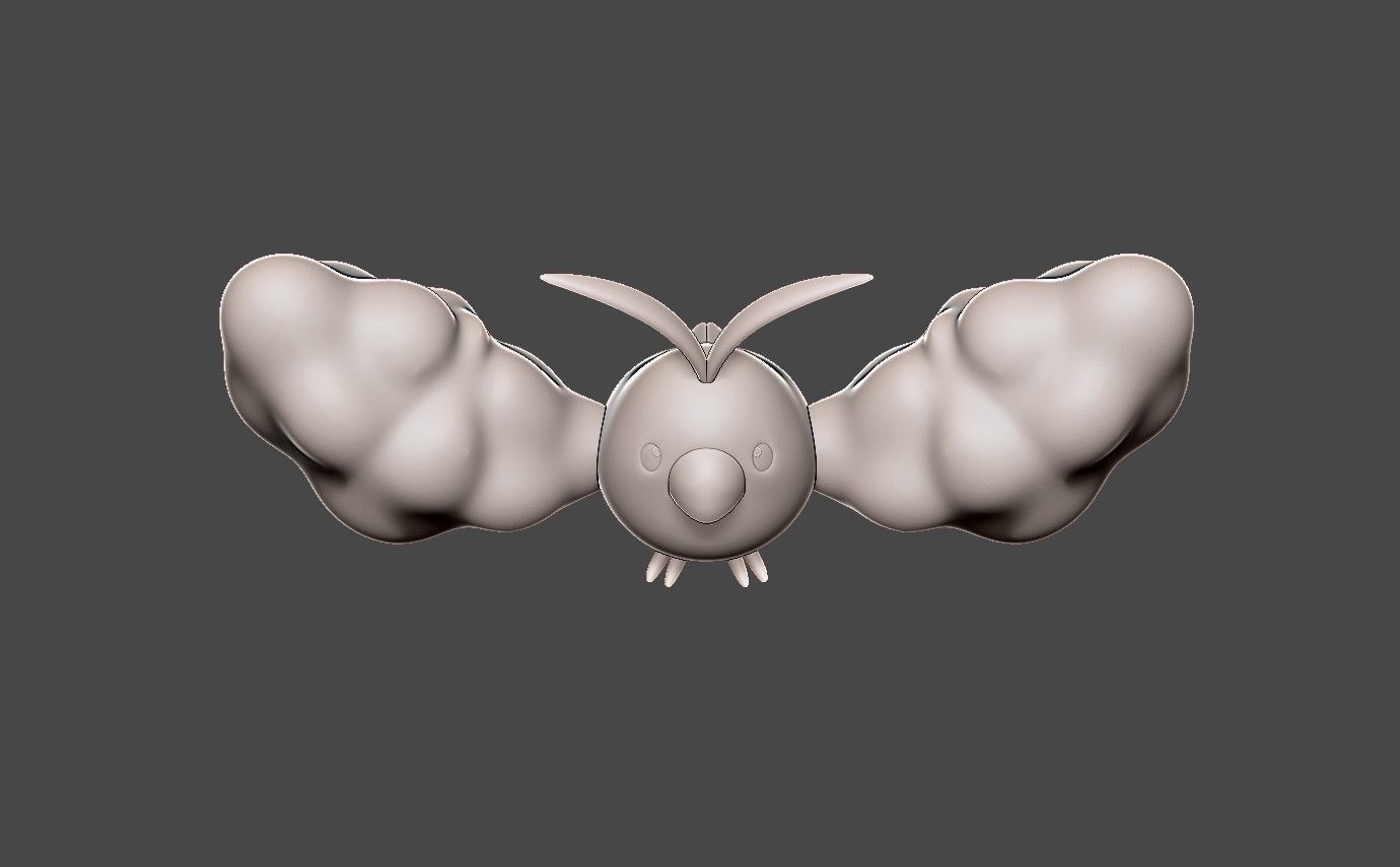 Pokemon swablu evolution pack 3D print model_9