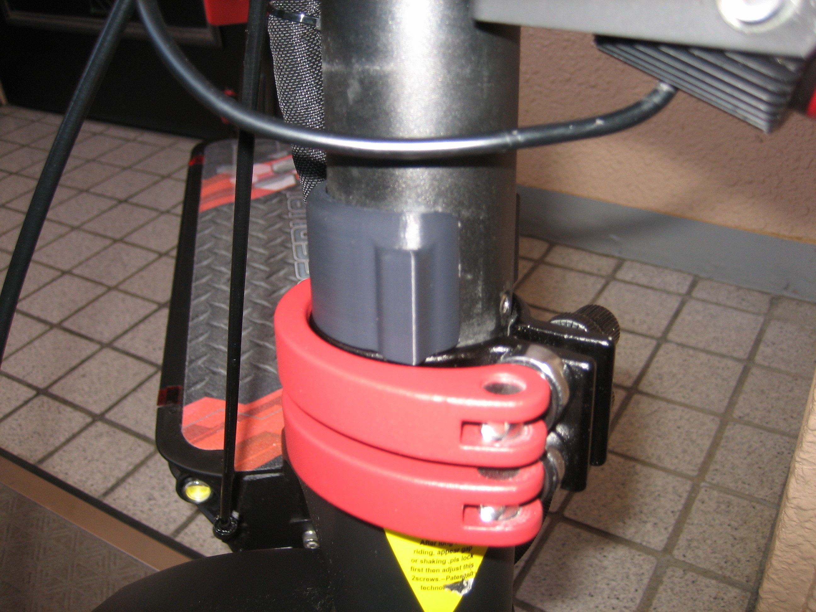 Zero10x Stopper added to the handle post fixing Free 3D print model_2