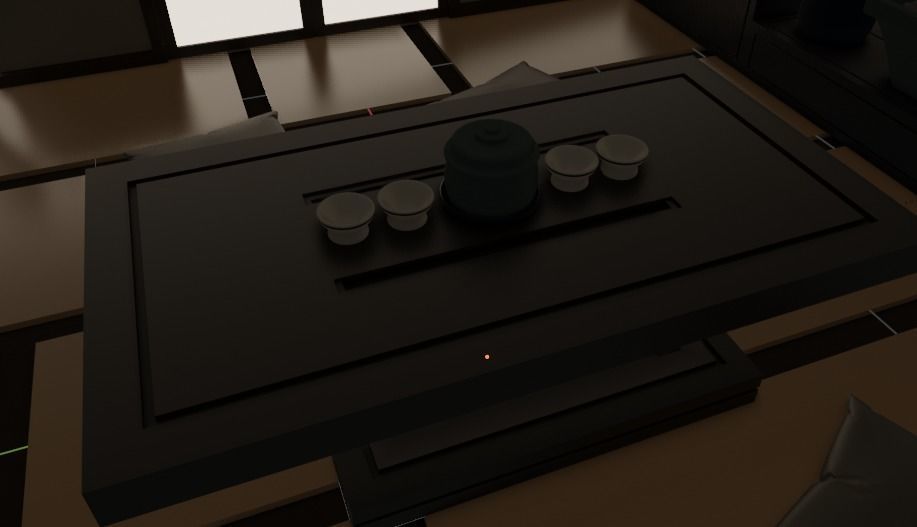 Mini Casa Japonesa  Low-poly 3D model_1