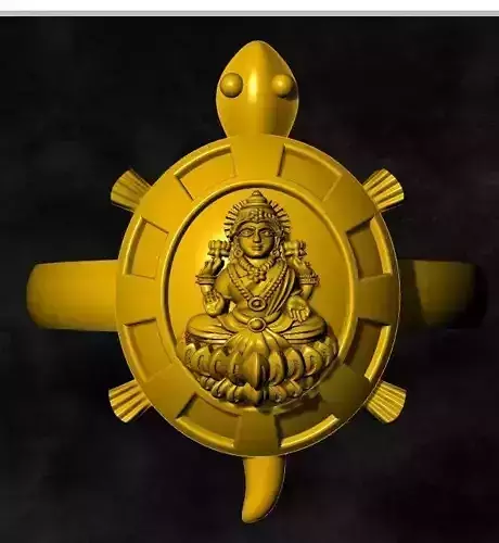kurmavathar lakshmi tortoise gold ring silver 