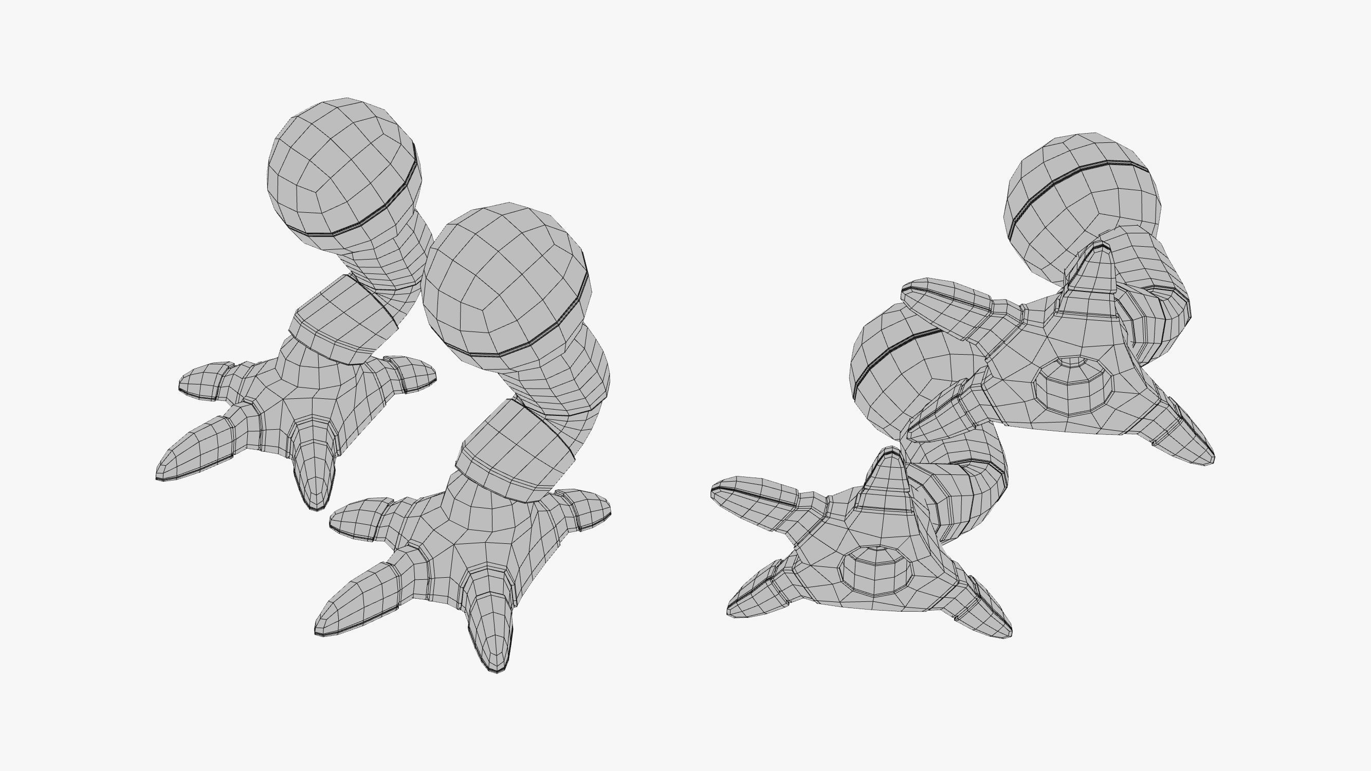 Chicken Robot 3DS Max 3D model_12