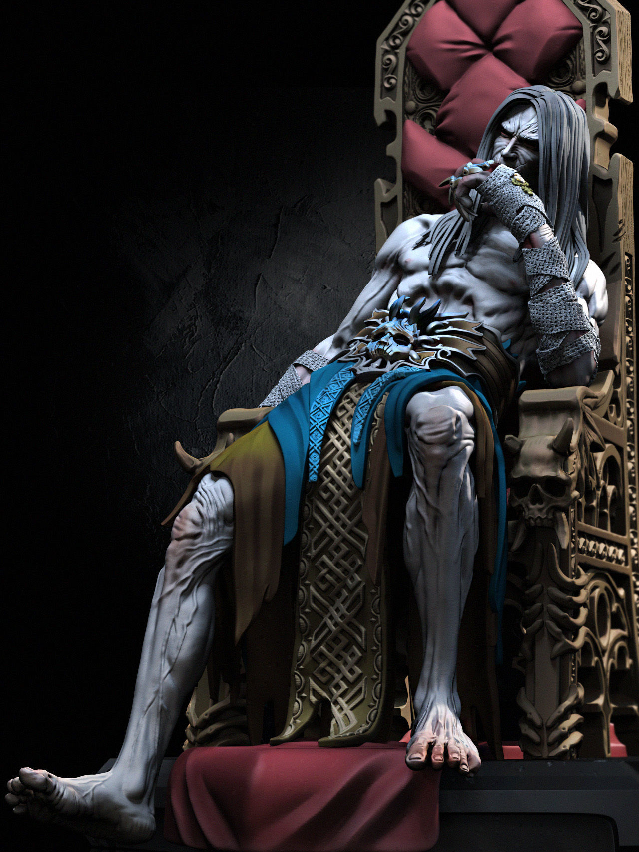 Old Dracula 3D print model_19