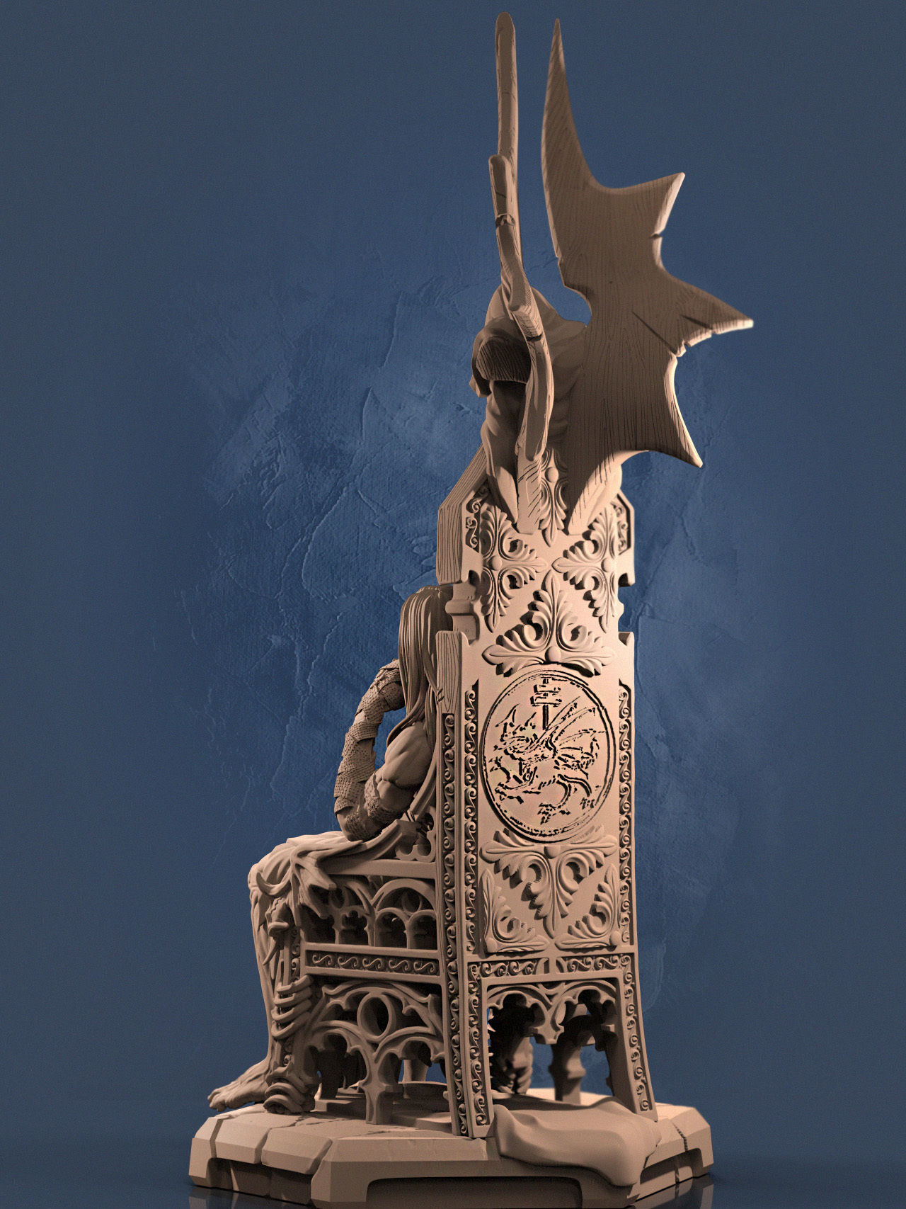 Old Dracula 3D print model_8