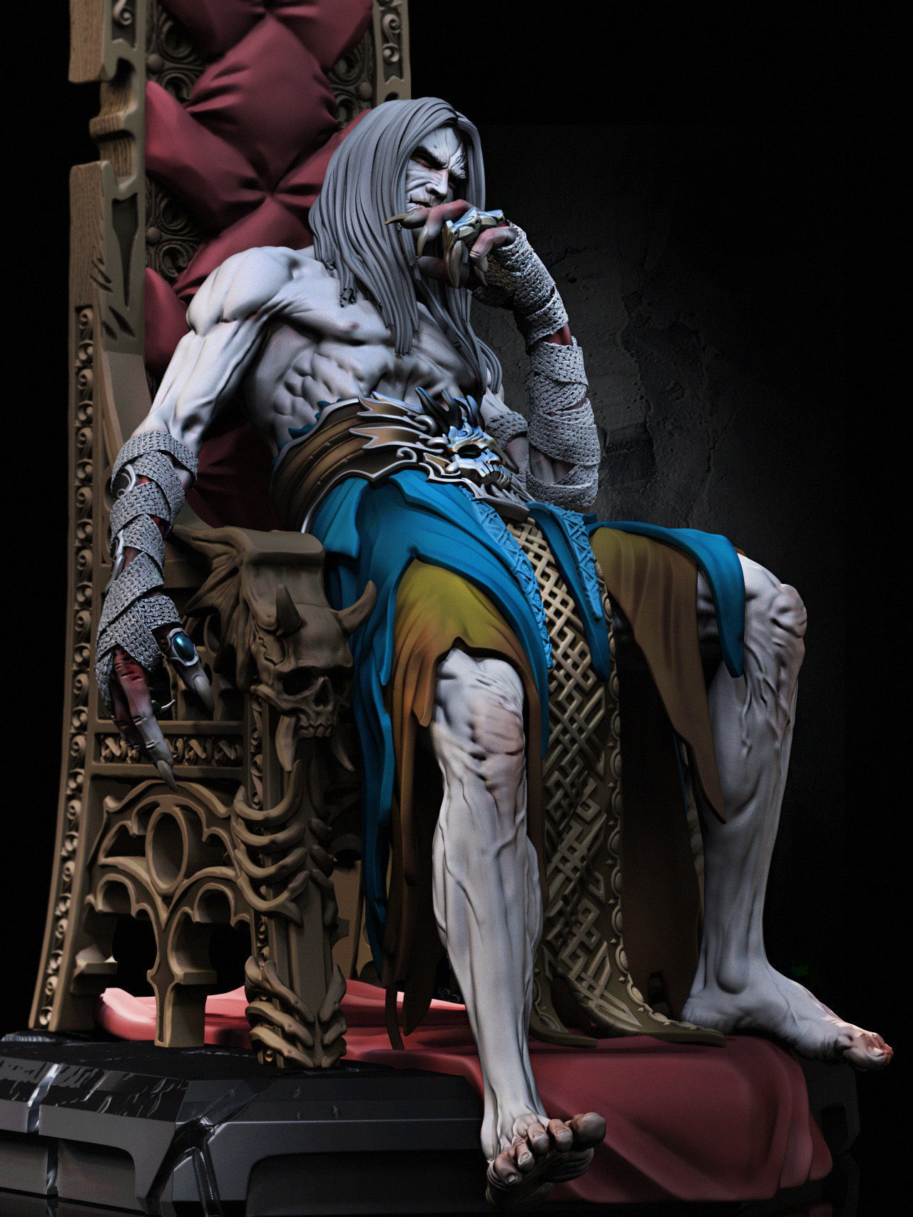 Old Dracula 3D print model_29