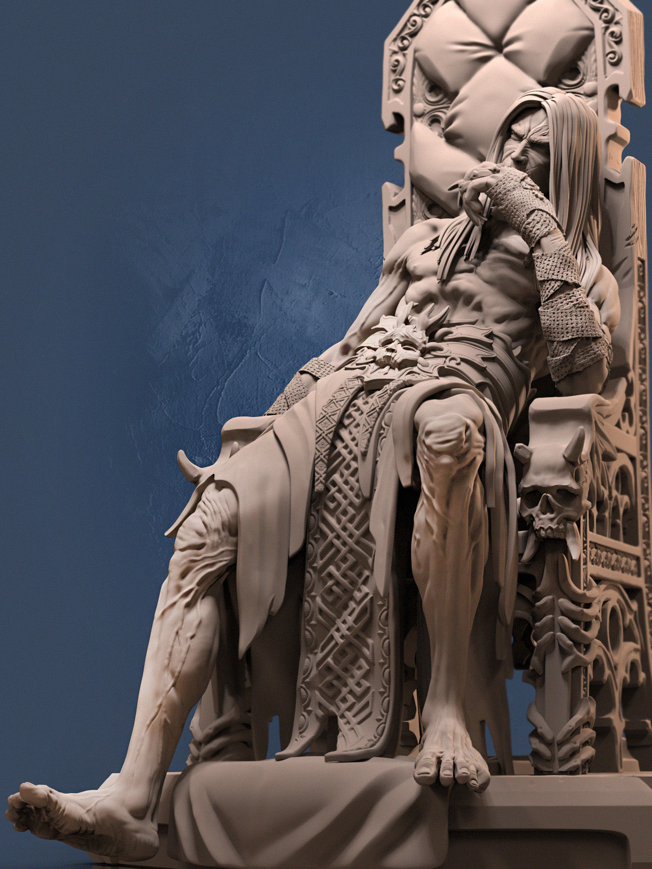 Old Dracula 3D print model_2