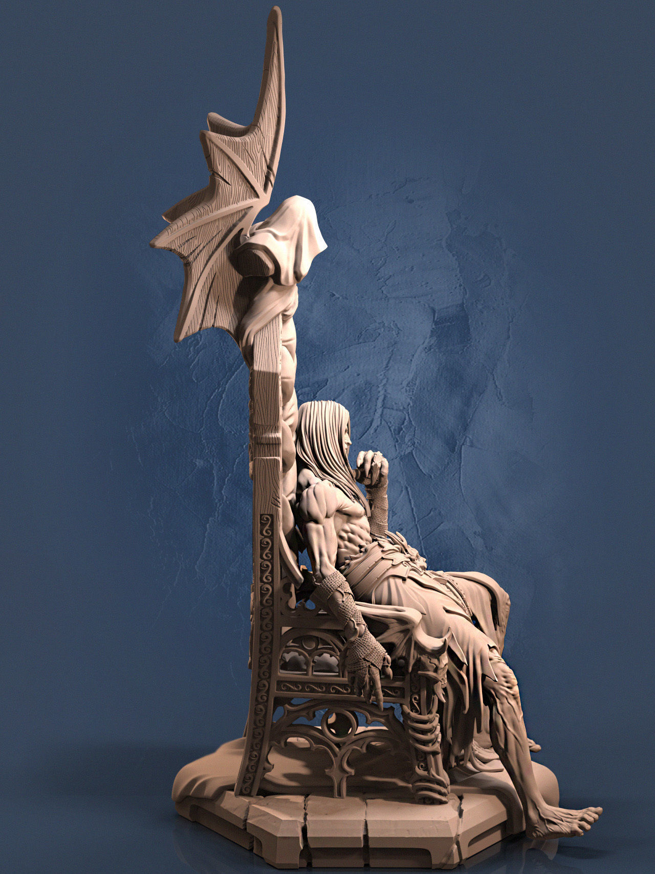 Old Dracula 3D print model_16