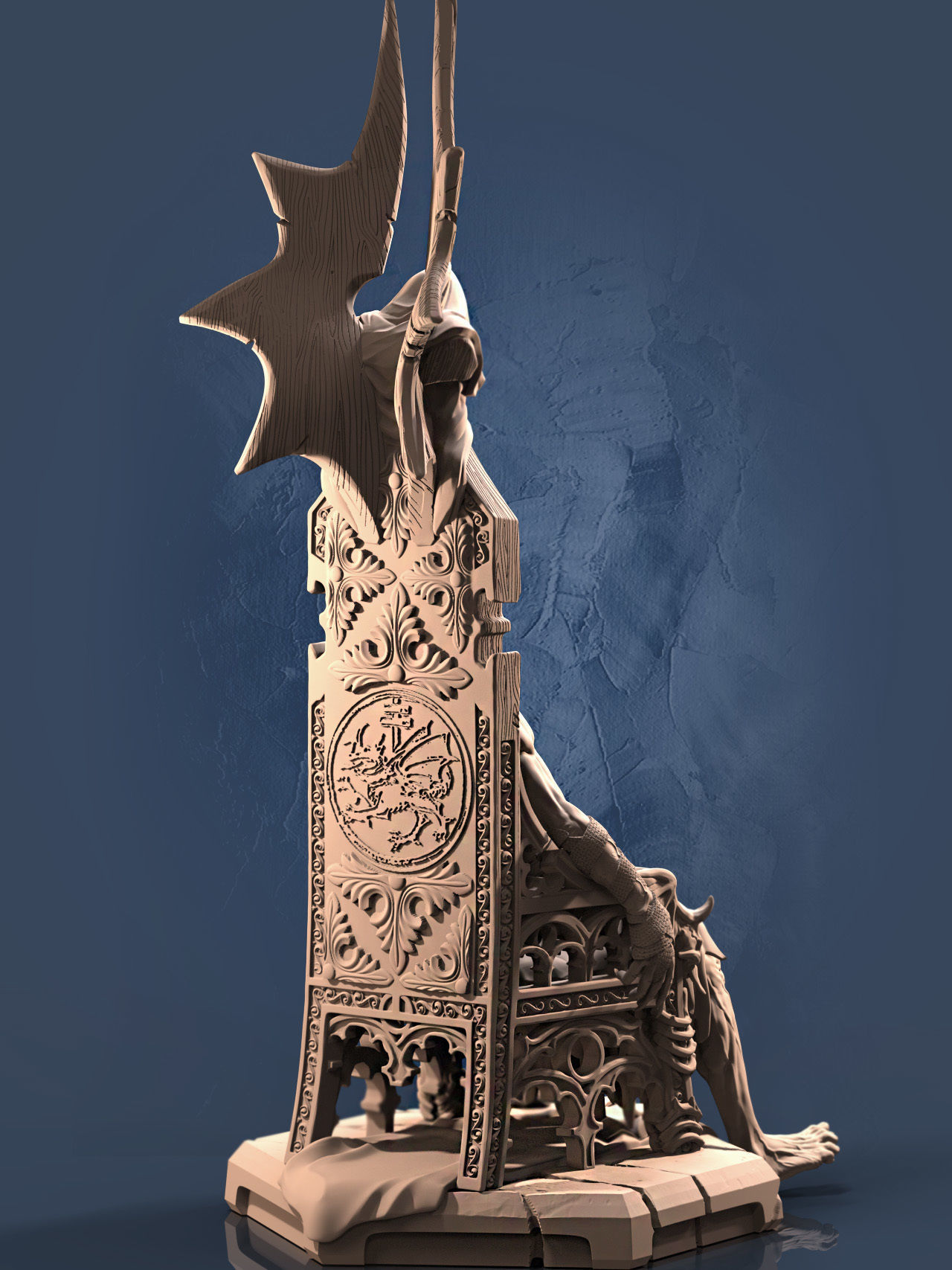 Old Dracula 3D print model_14