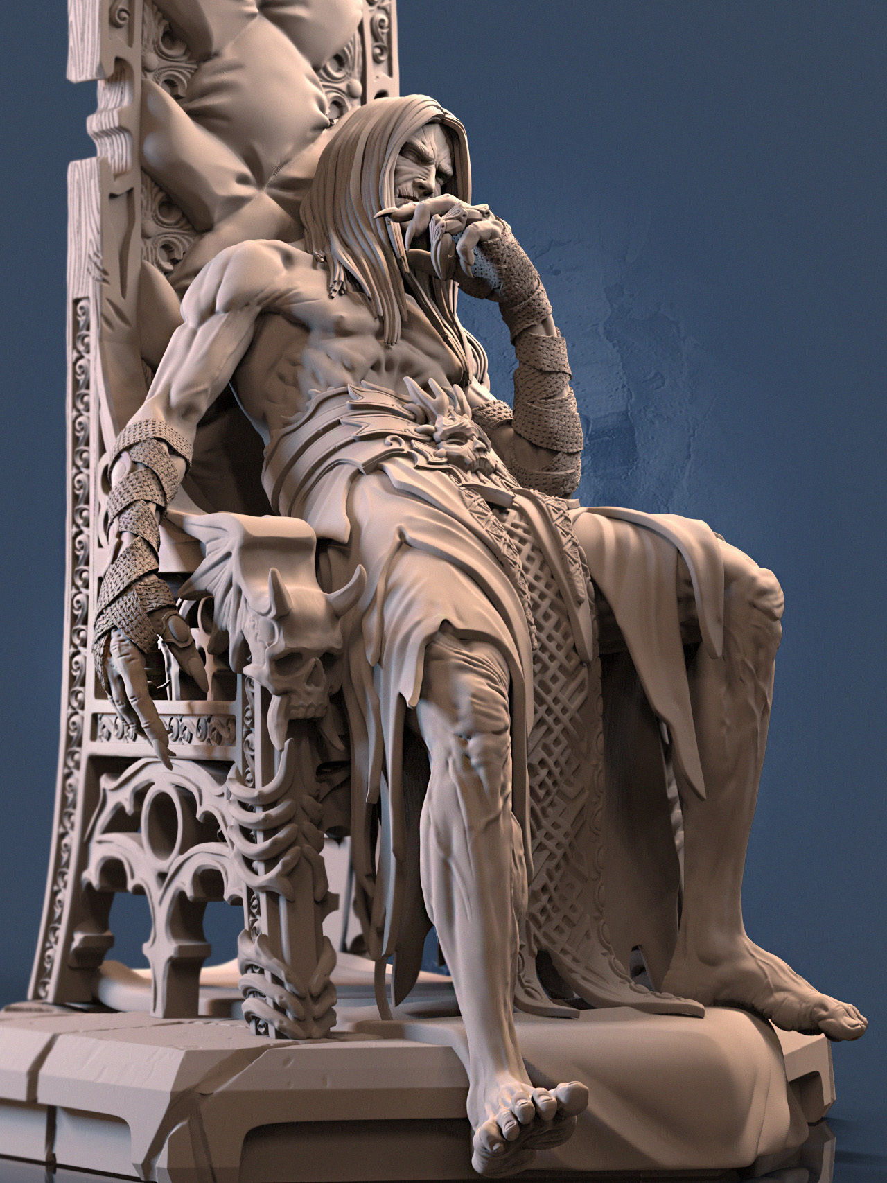 Old Dracula 3D print model_25