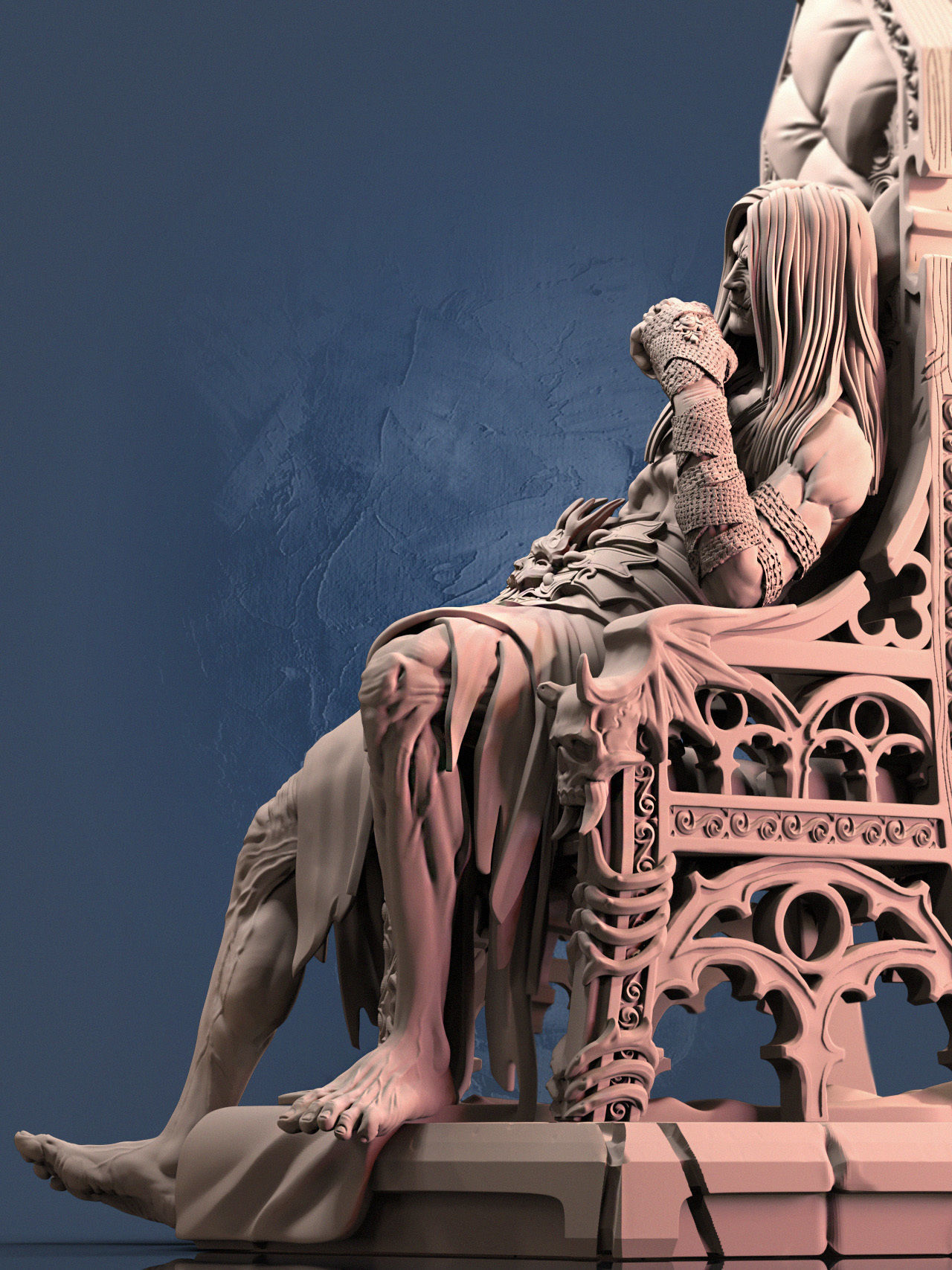 Old Dracula 3D print model_22