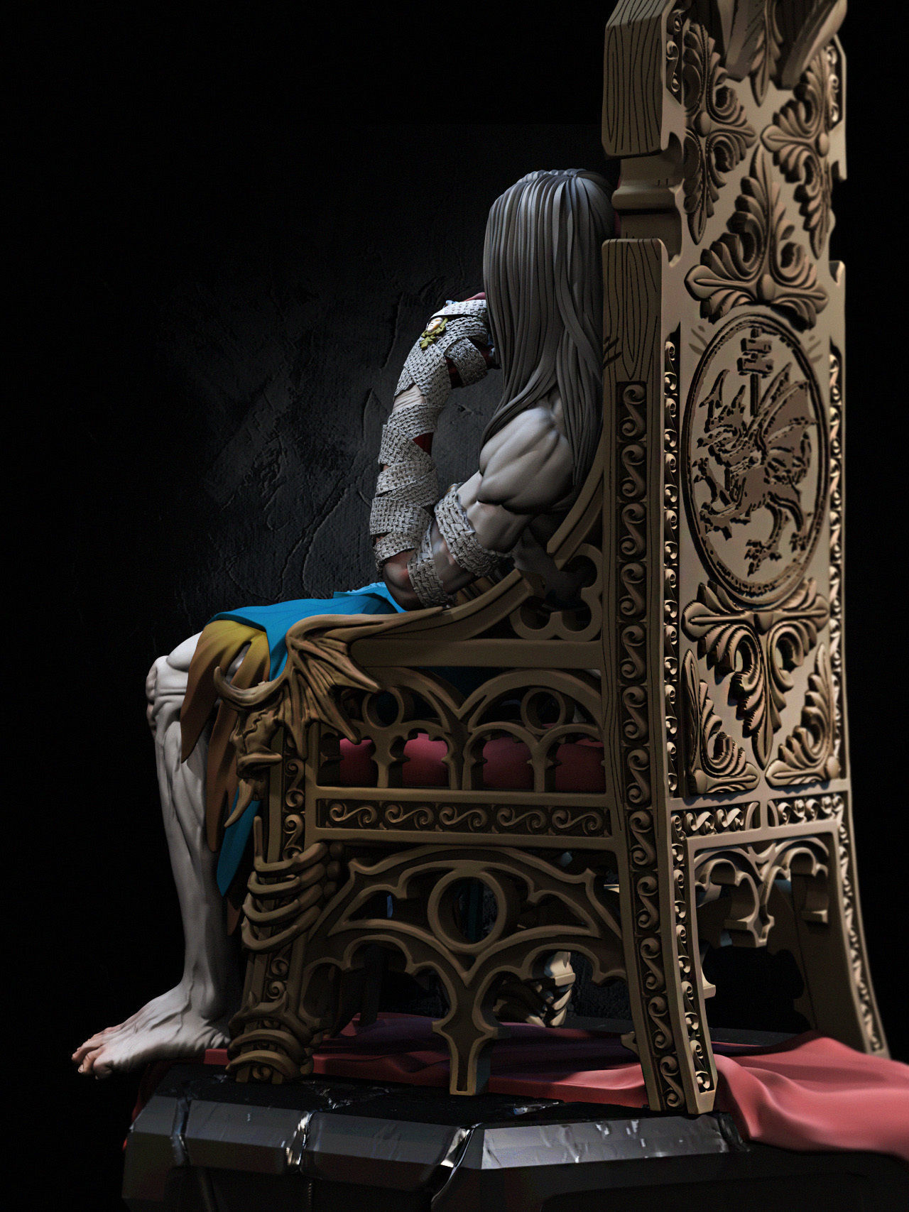 Old Dracula 3D print model_23