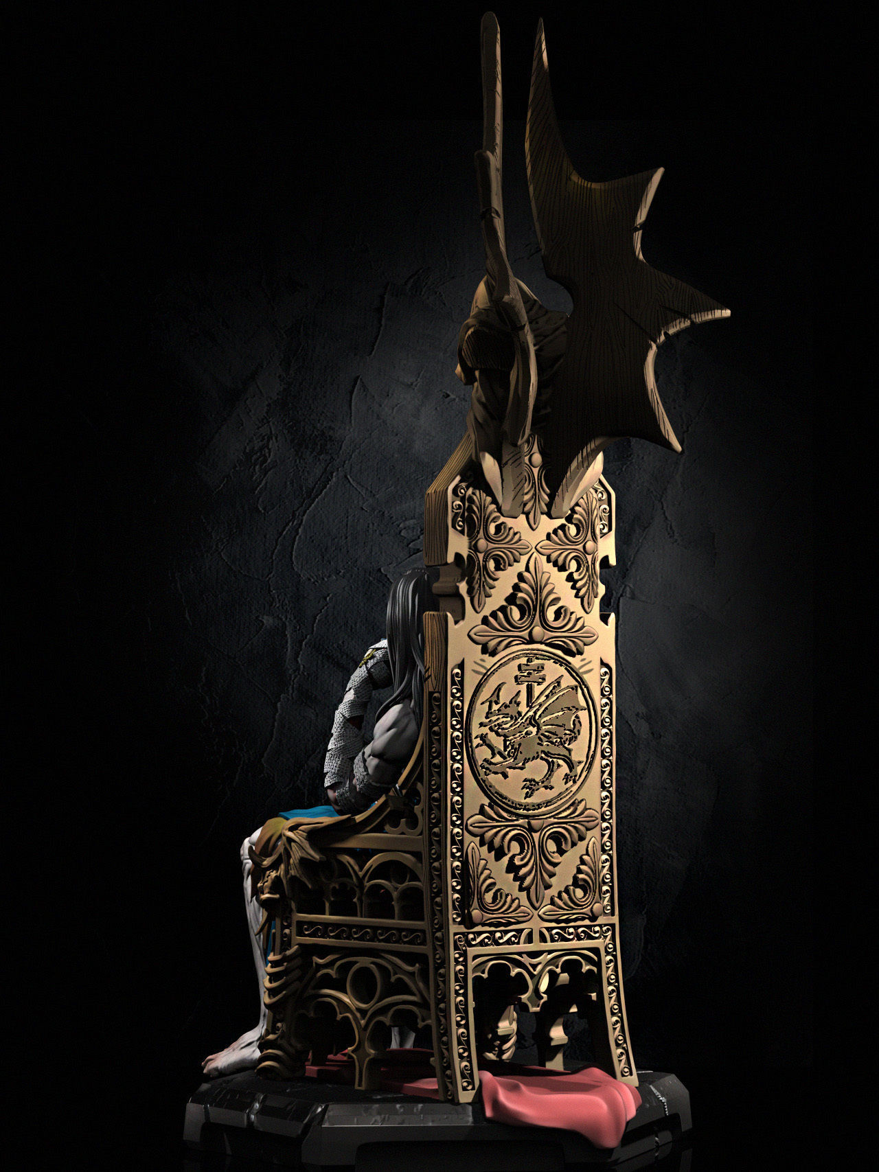 Old Dracula 3D print model_7