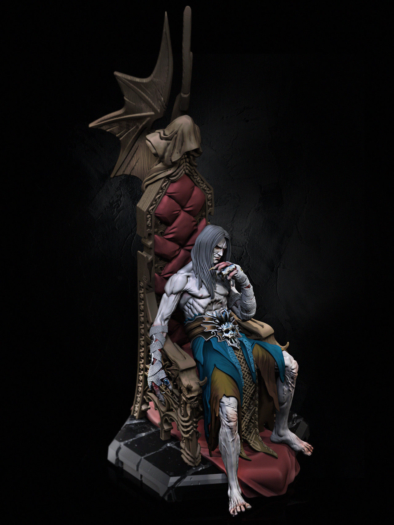 Old Dracula 3D print model_30